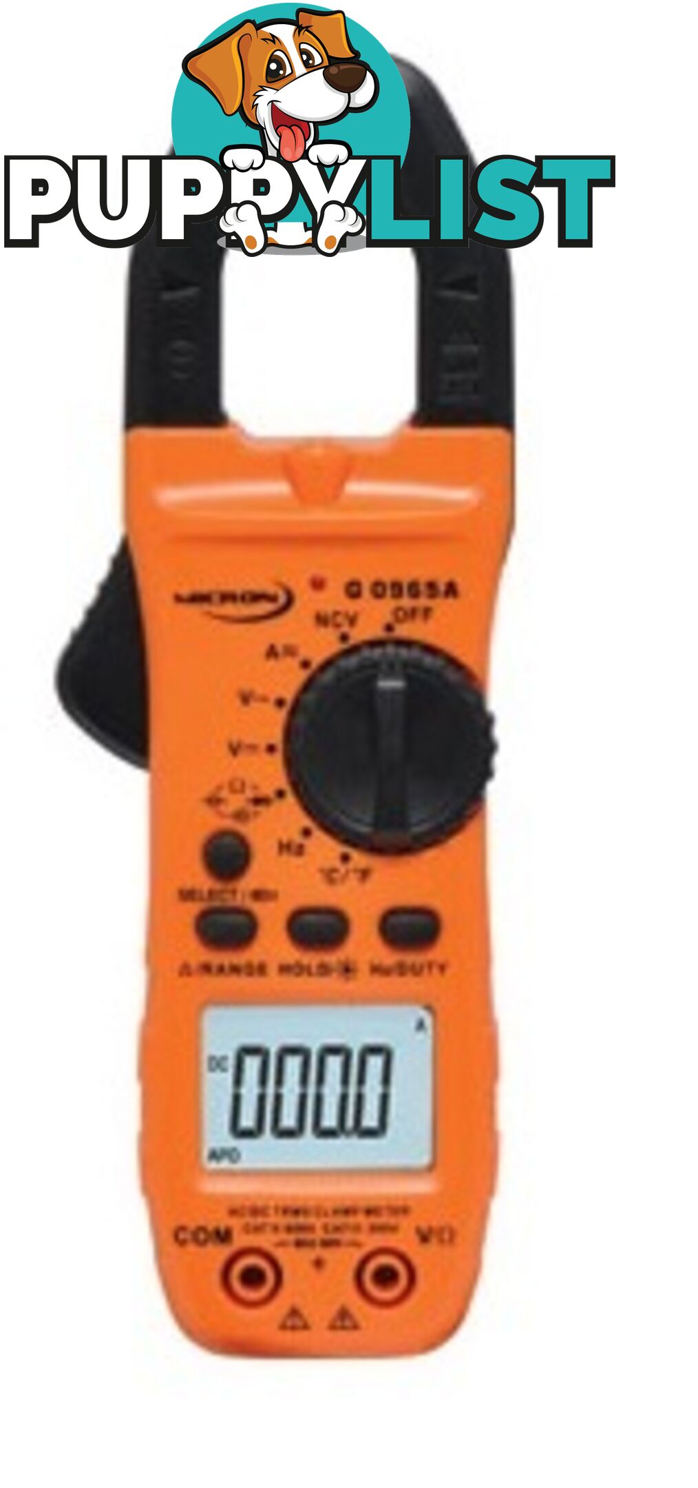 Clamp Meter AC/DC True RMS NCV 800A Q0965A