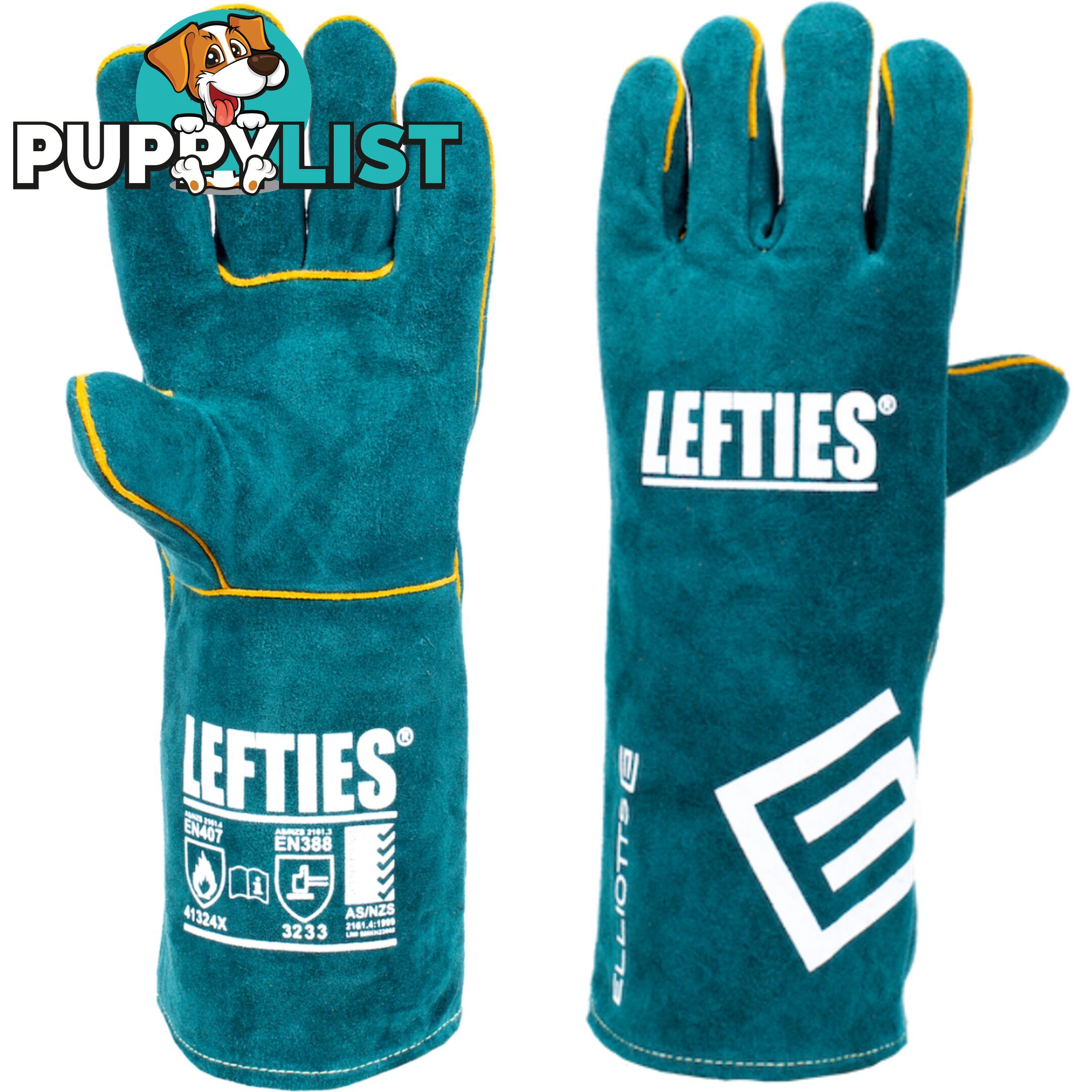 LEFTIESÂ® Welding Gloves 406mm Elliott 4062LHO