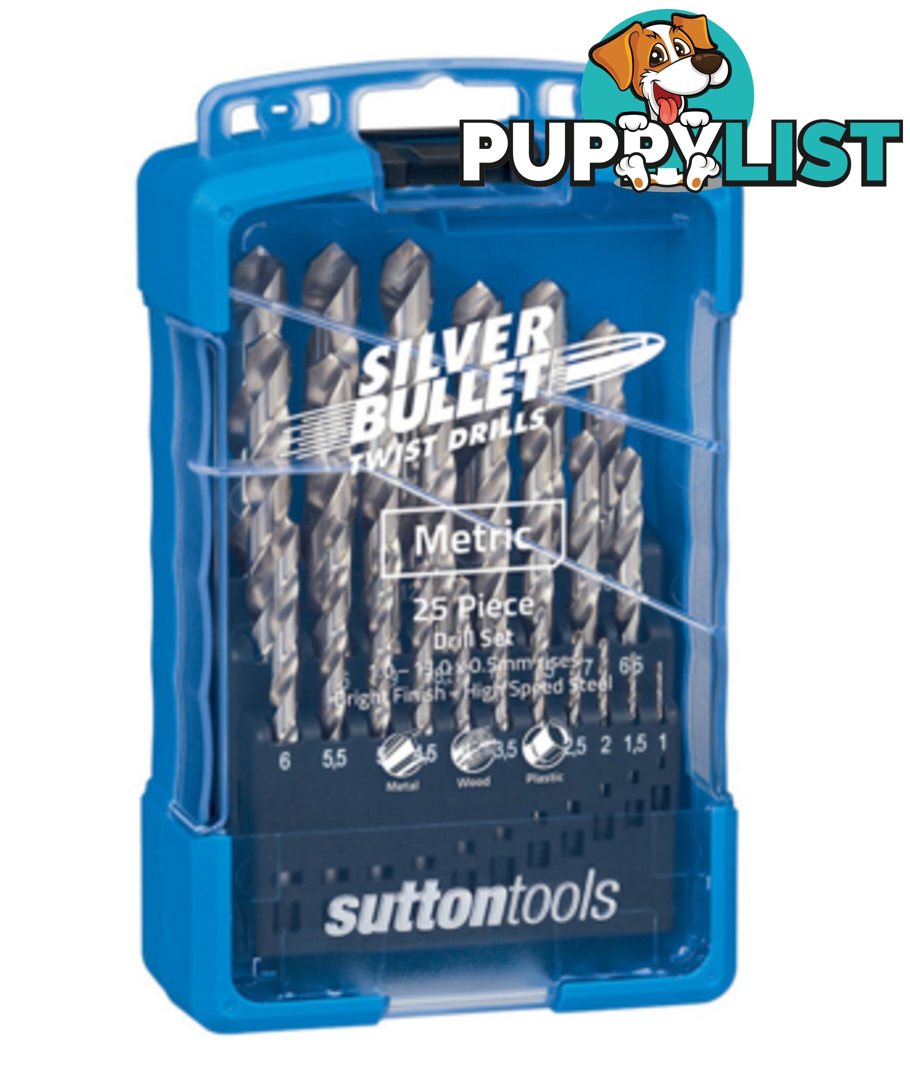 D101SM3 DRILL D101 SM3 SET 25Pce JOBBER HSS 1.0 - 13.0 x 0.5mm
