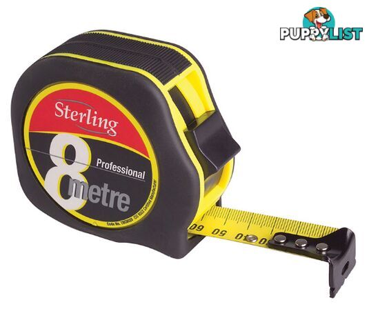 8m X 25mm Sterling Professional Tape Measure TBC8025