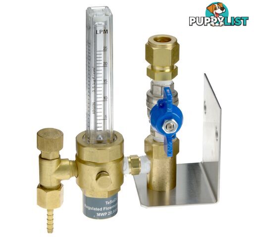 Regulated Ar/Co2 Outlet Point Inbuilt Flowmeter