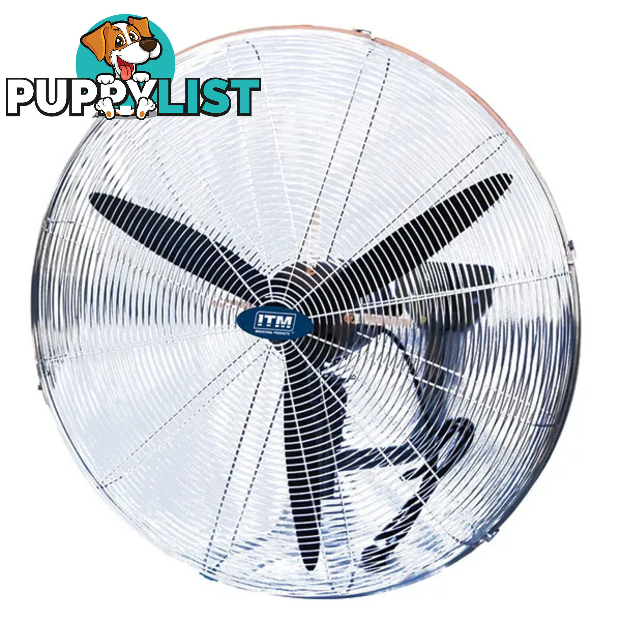 Industrial Fan 30" 3 Speed Oscillating Wall Mount ITM TWF30