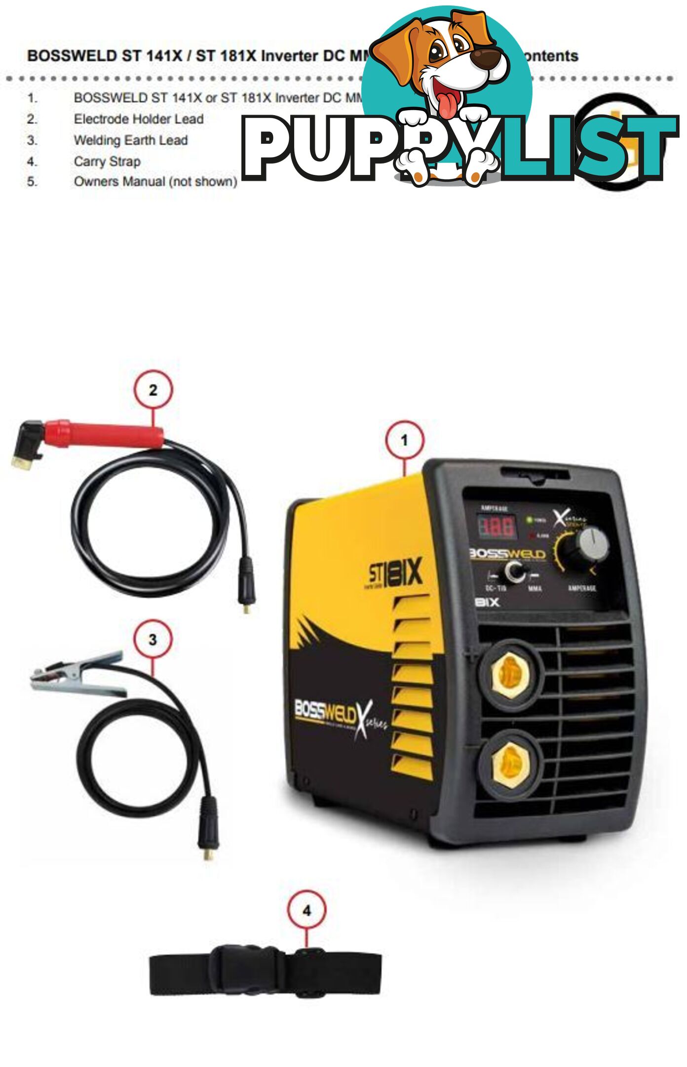 TIG/MMA Welder 240V 15 Amp X-Series ST 181X 691181