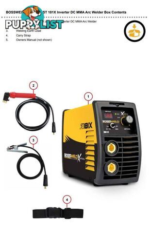 TIG/MMA Welder 240V 15 Amp X-Series ST 181X 691181