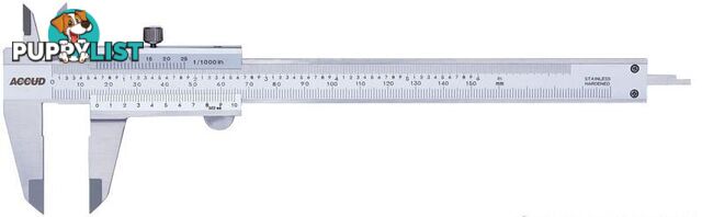 200mm Dual Scale Vernier Caliper Accud AC-120-008-12