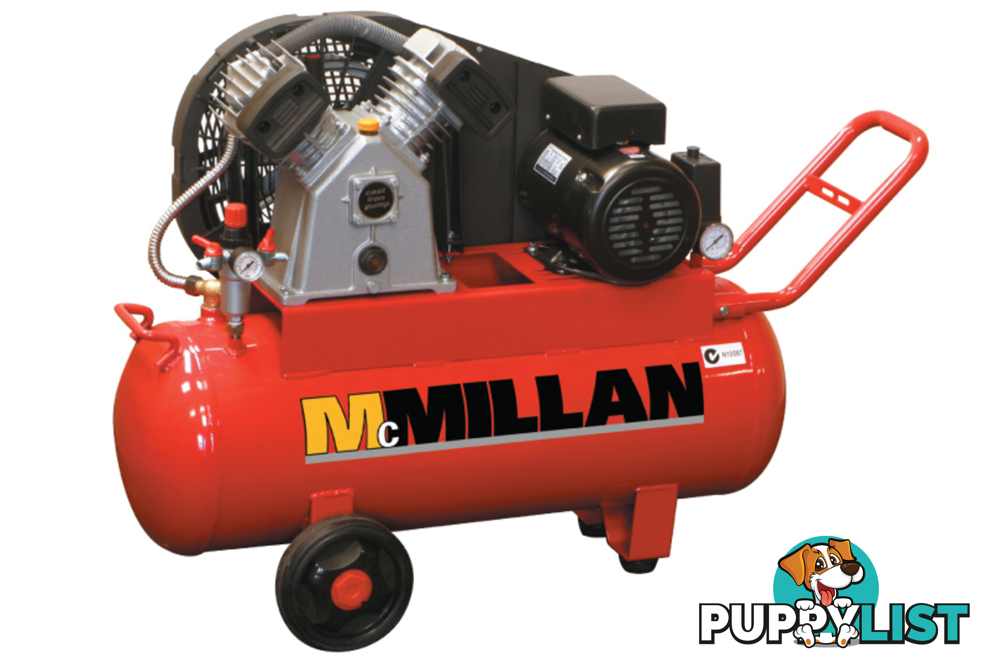 McMillan Petrol Driven Air Compressor on 70L Tank