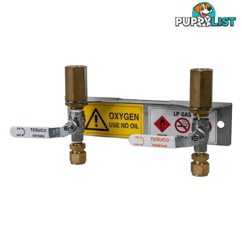 Point Valve Twin Oxygen T10 Acetylene T20 GOPOA