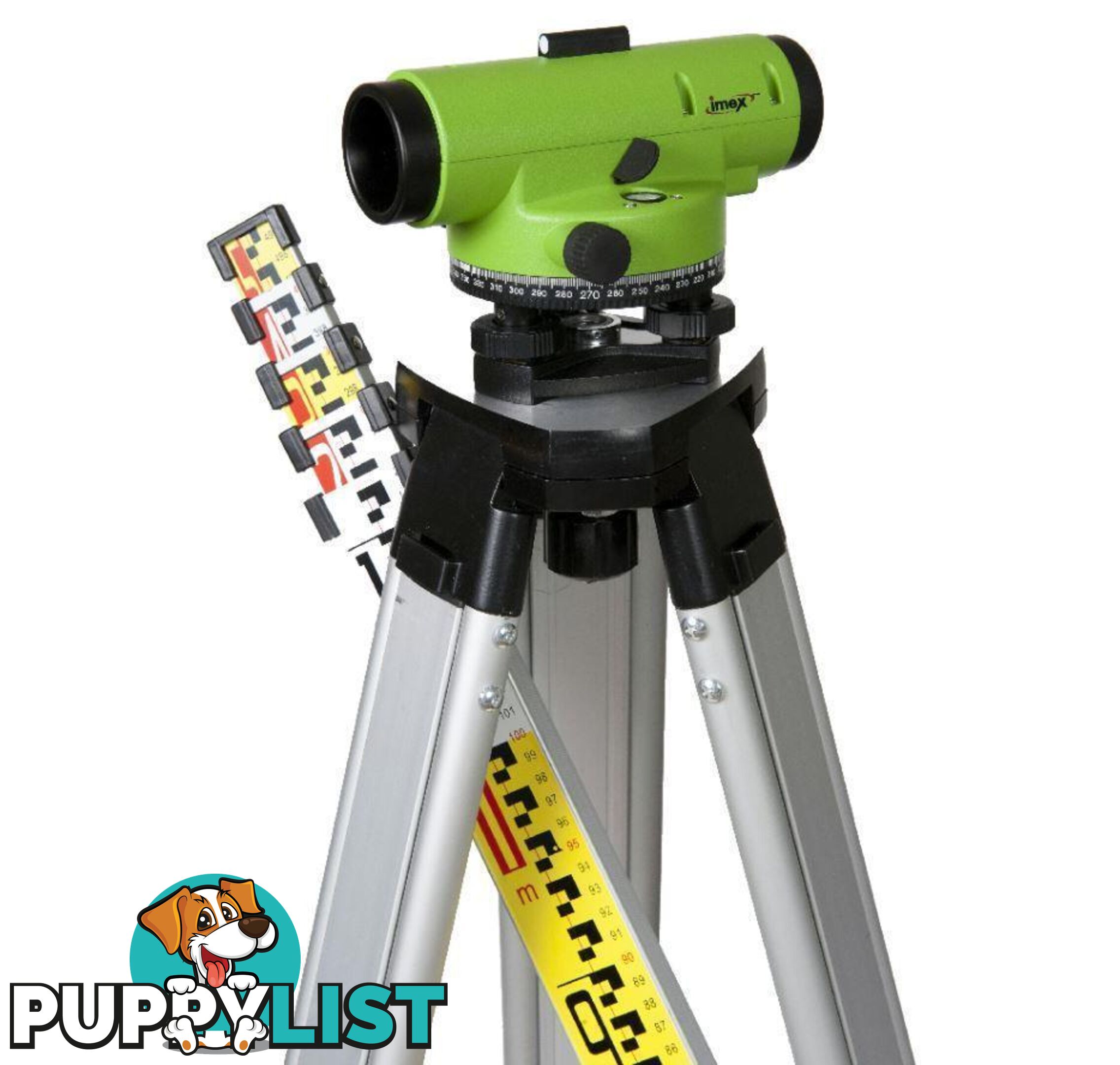 Imex LAR28, 28x Magnification "Dumpy" Level Kit Incl. Tripod & Staff