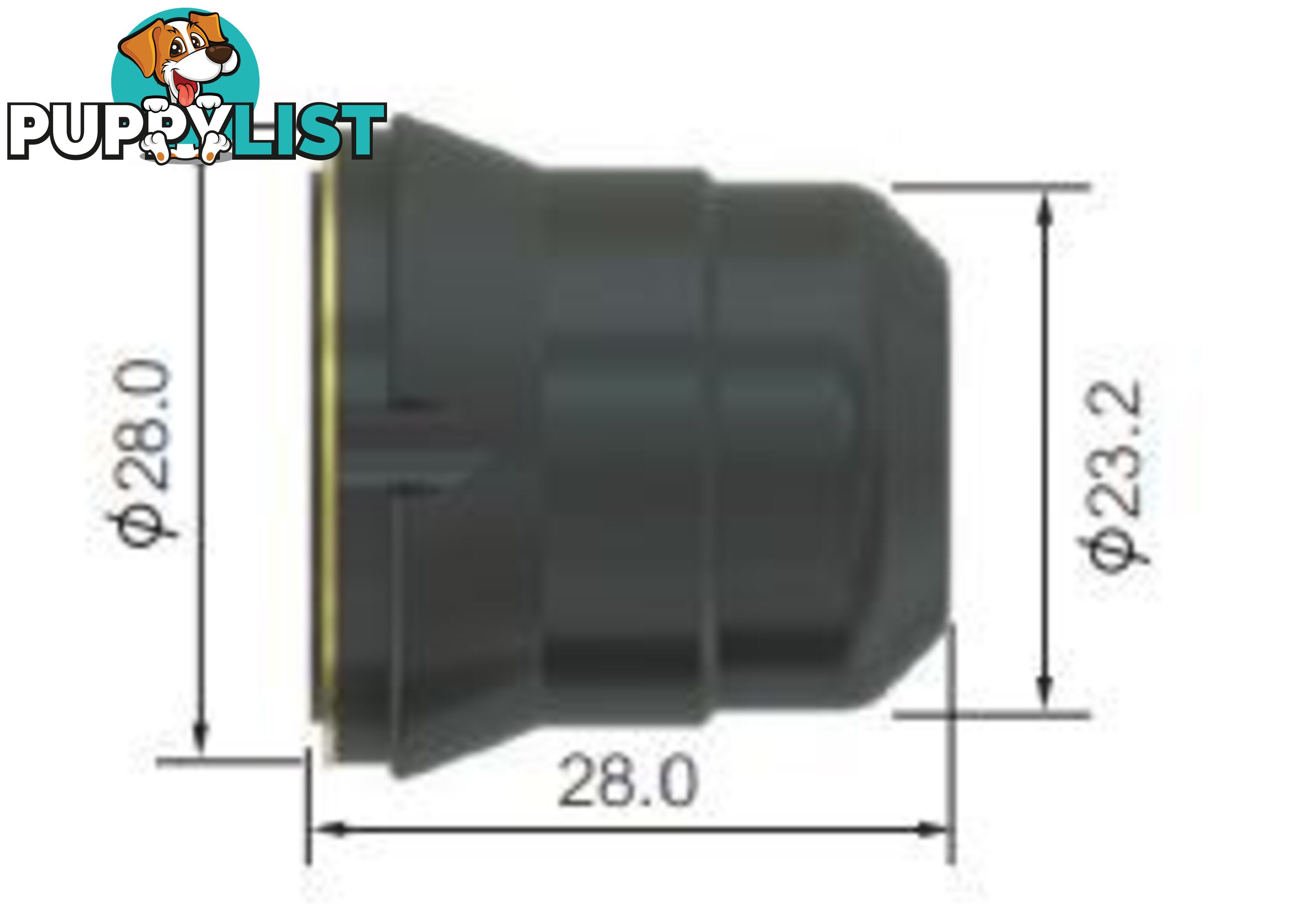 Retaining Cap 6 Holes For Cutmatic 45 Plasma WIA SCP2530-6