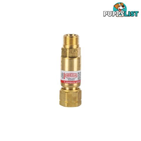 Flashback Arrestor Medium Flow Torch End 5/8-18 UNF