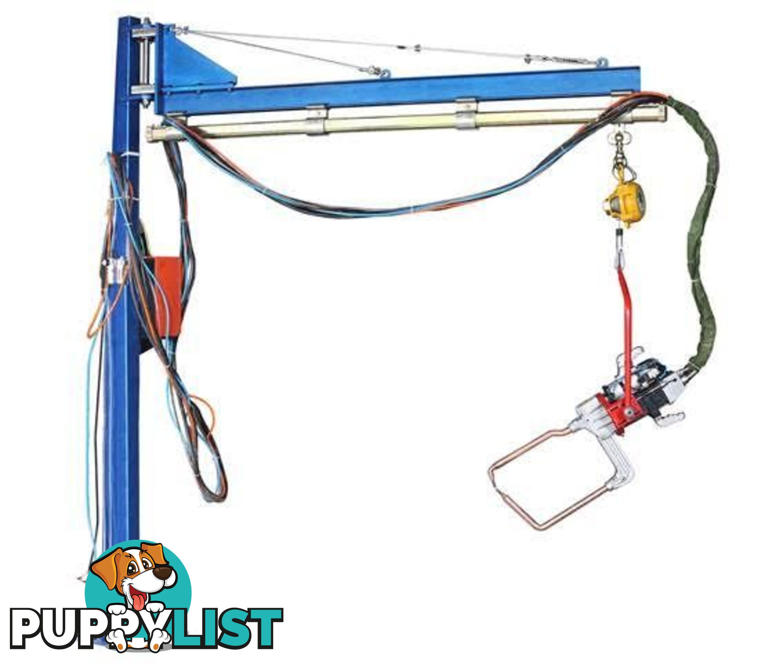 suspended spot welders