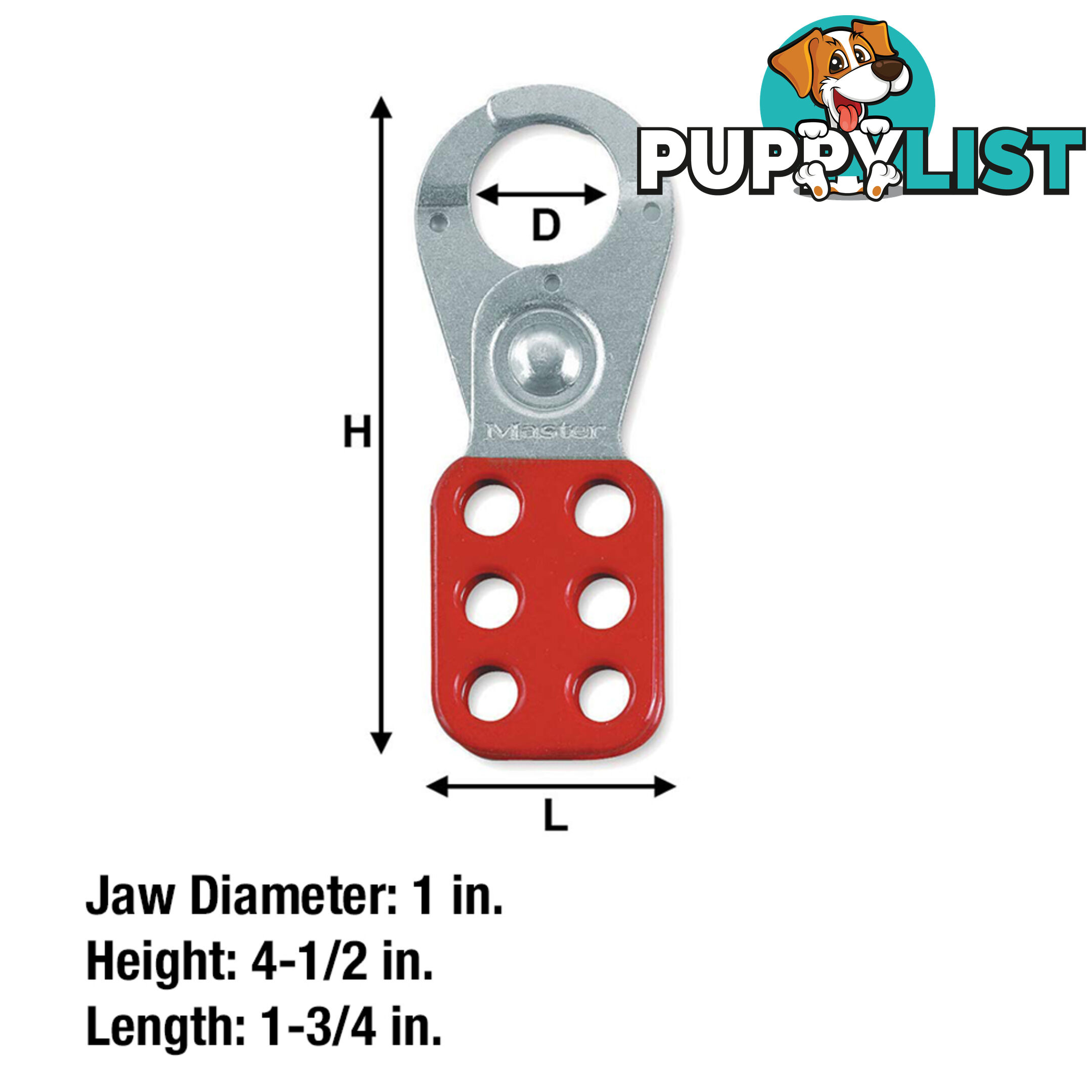 Steel Lockout Hasp Master lock 420