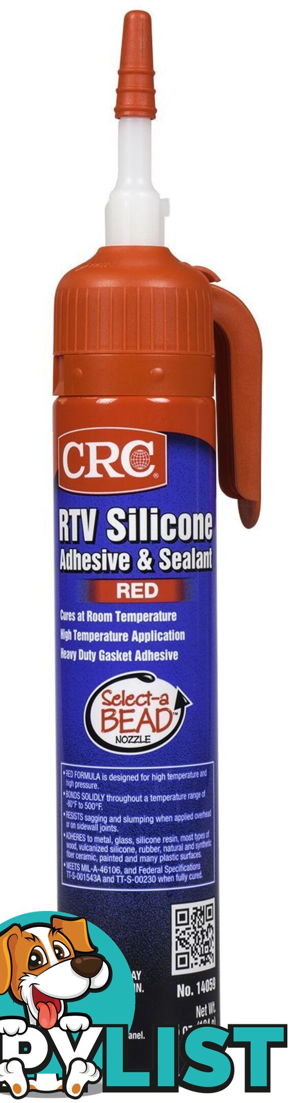 CRC RTV (Room Temperature Vulcanizing) Silicone Red 14059