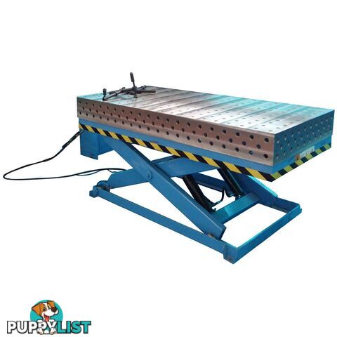 3D Welding Table With Hydraulic Scissor Lift 1200mm X 1200mm X 100mm 16YY1212