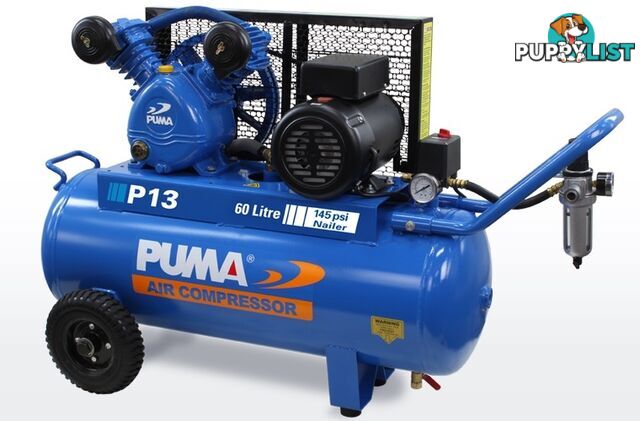 Air Compressor Dependable Performance 60 Litre Puma PUP13240V