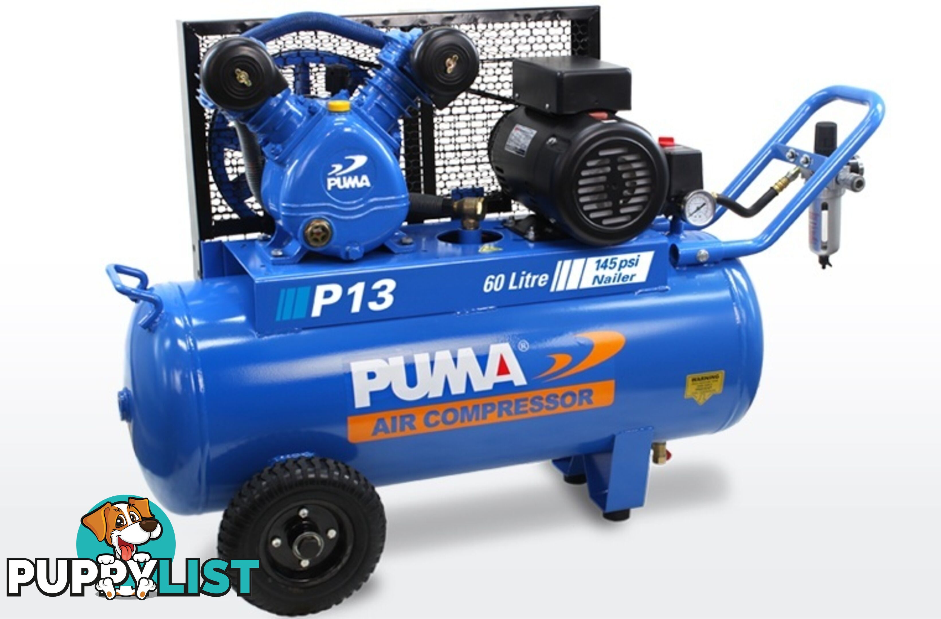 Air Compressor Dependable Performance 60 Litre Puma PUP13240V