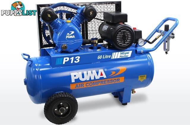 Air Compressor Dependable Performance 60 Litre Puma PUP13240V