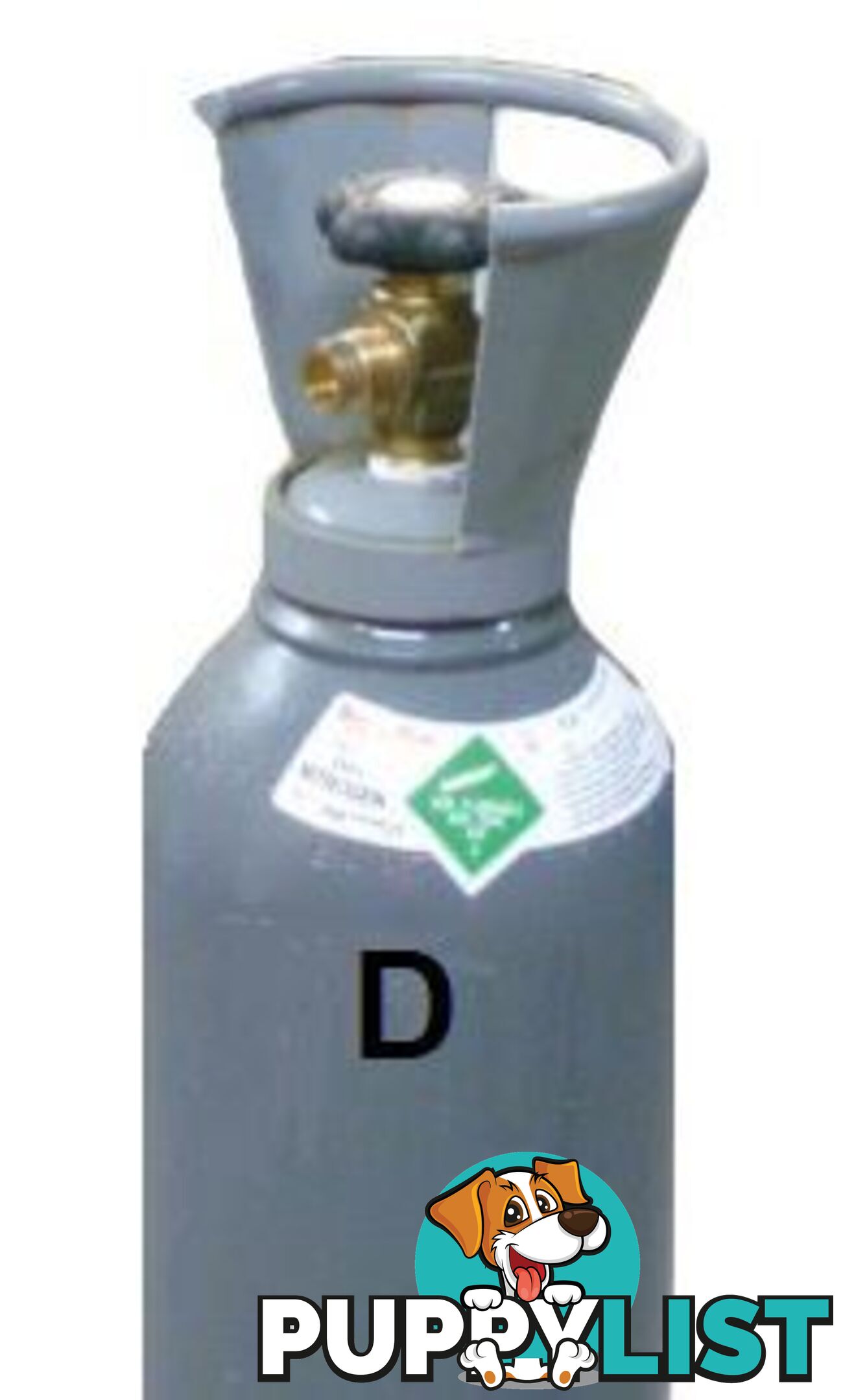 Size D Nitrogen Includes Cylinder and Gas