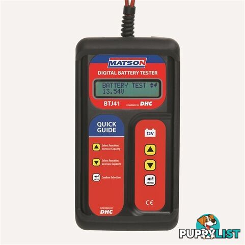 Digital Storage Battery Tester Matson BTJ41