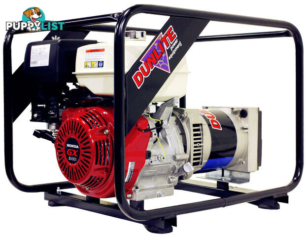 5.8 kVA Honda GX340 Petrol Powered Generator DGUH5S-2