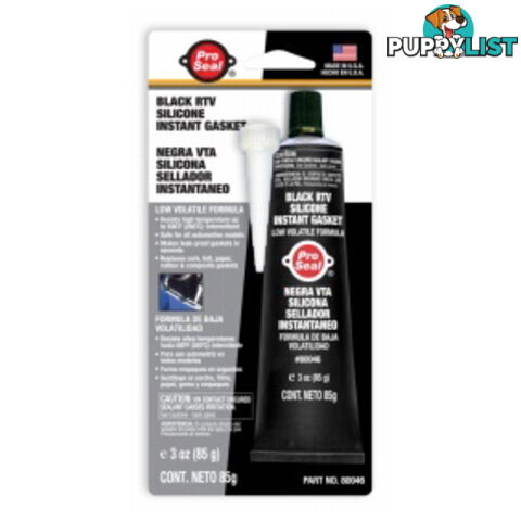 RTV Black 85g Tube 80046 Pack of 12