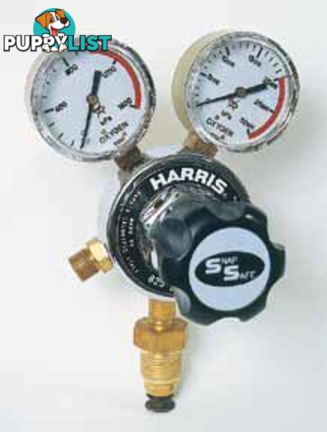 Harris Model 825 Propane Pressure reg, snap safe side Inlet, 0-400kpa