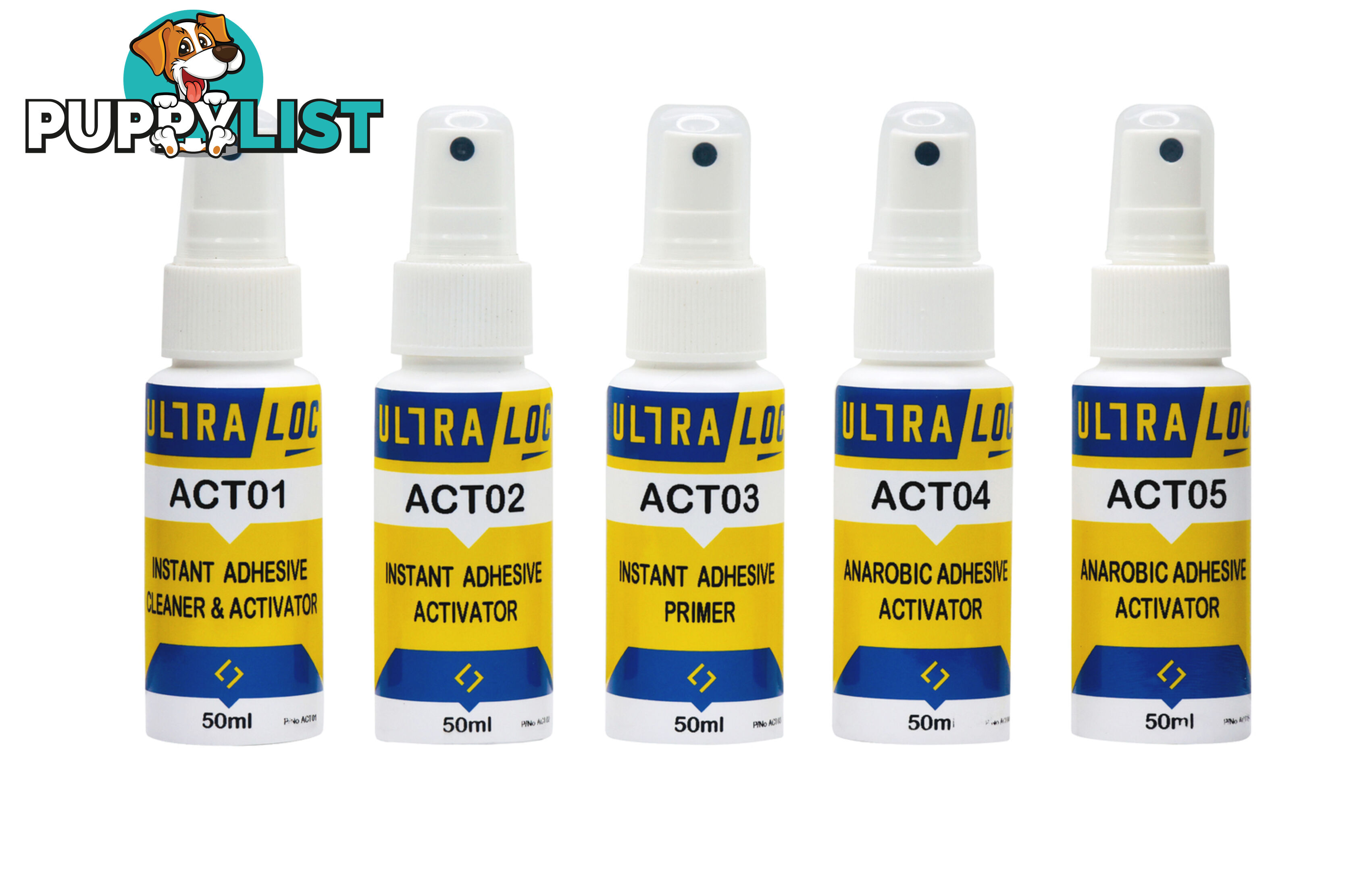 Instant Adhesive Primer Single Component 50ml Molytec ACT03