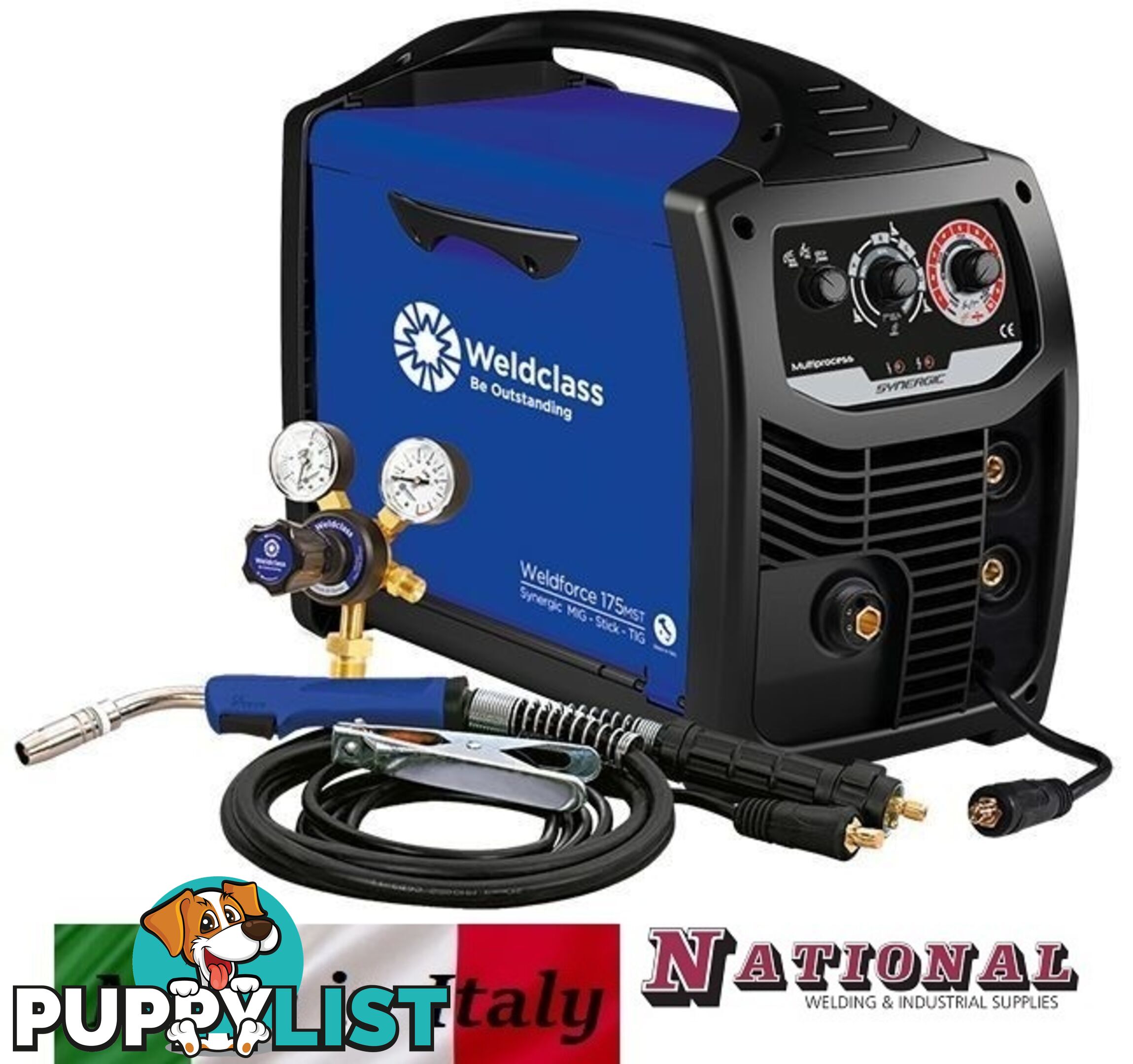 Weldforce 175MST Mig / Stick / Tig Welder Weldclass WC-175MST