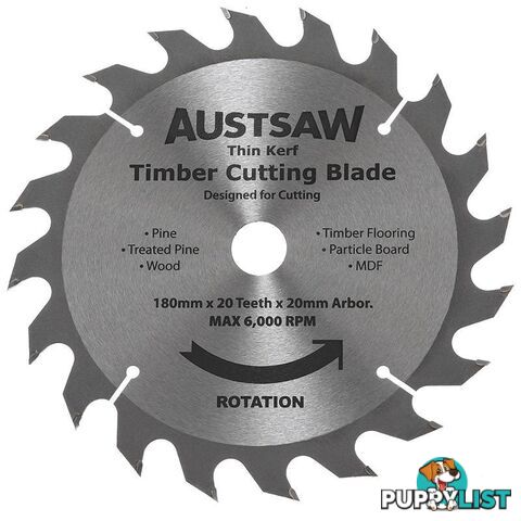 Thin Kerf Timber Blade Austsaw TBP1852024