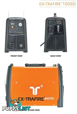 Plasma Cutter 100SD With 15 Metres Mechanized Torch Ex-Trafire EX100SD-M15M