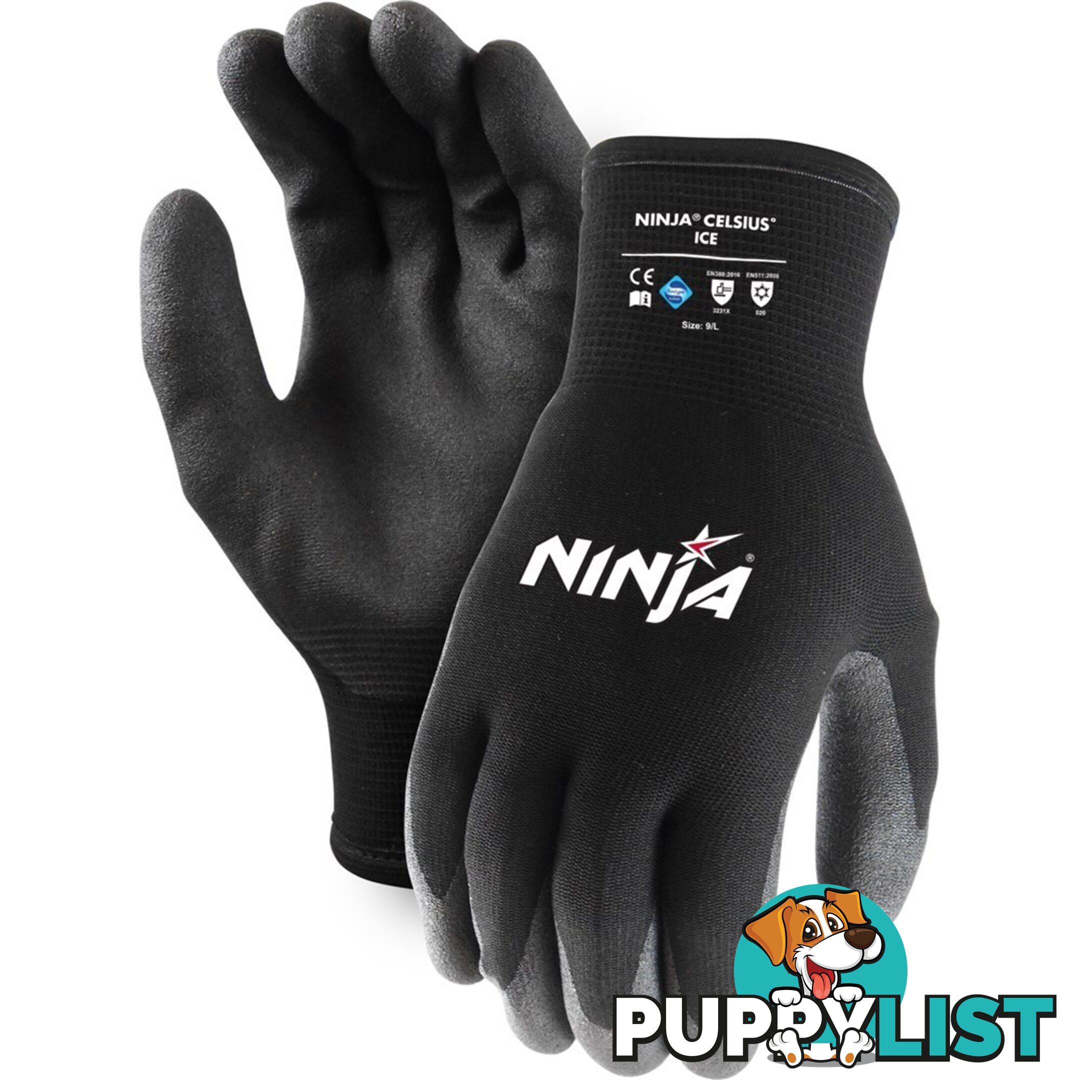 Ninja Celsius Ice Cold Resistant Gloves Medium NIICEFRZRBK000M