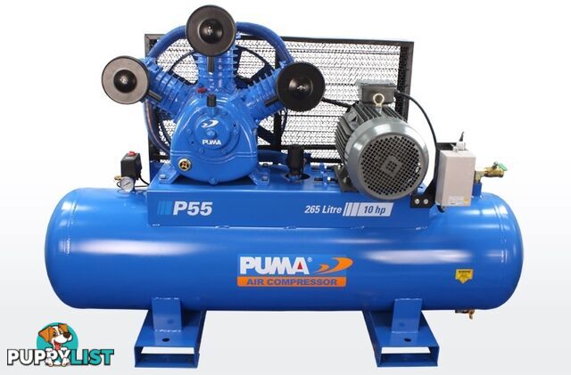 Air Compressor Dependable Performance 265 Litres Puma PU P55 415V