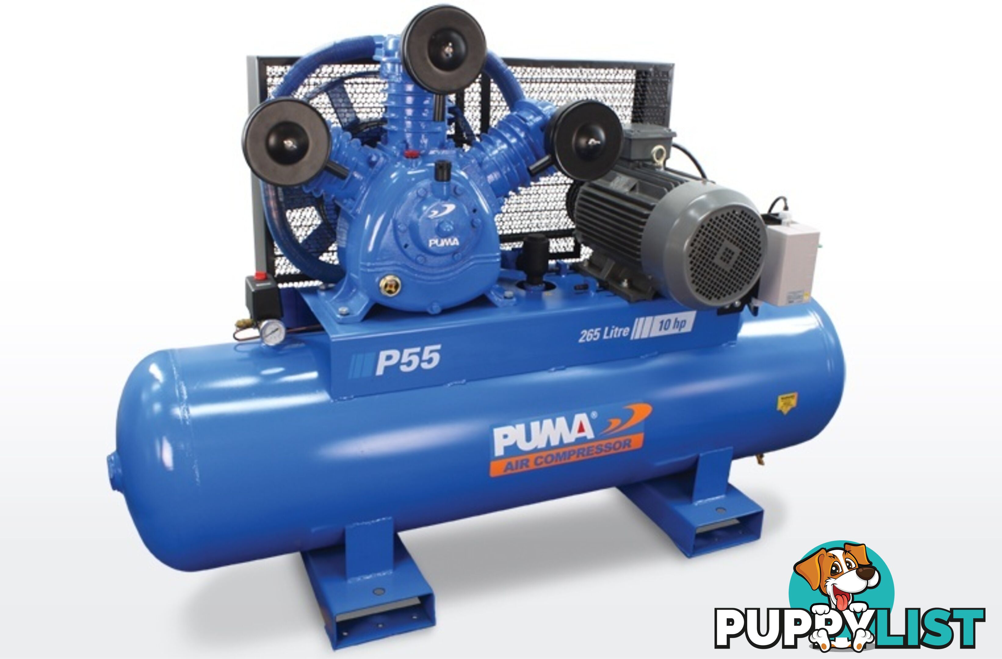 Air Compressor Dependable Performance 265 Litres Puma PU P55 415V