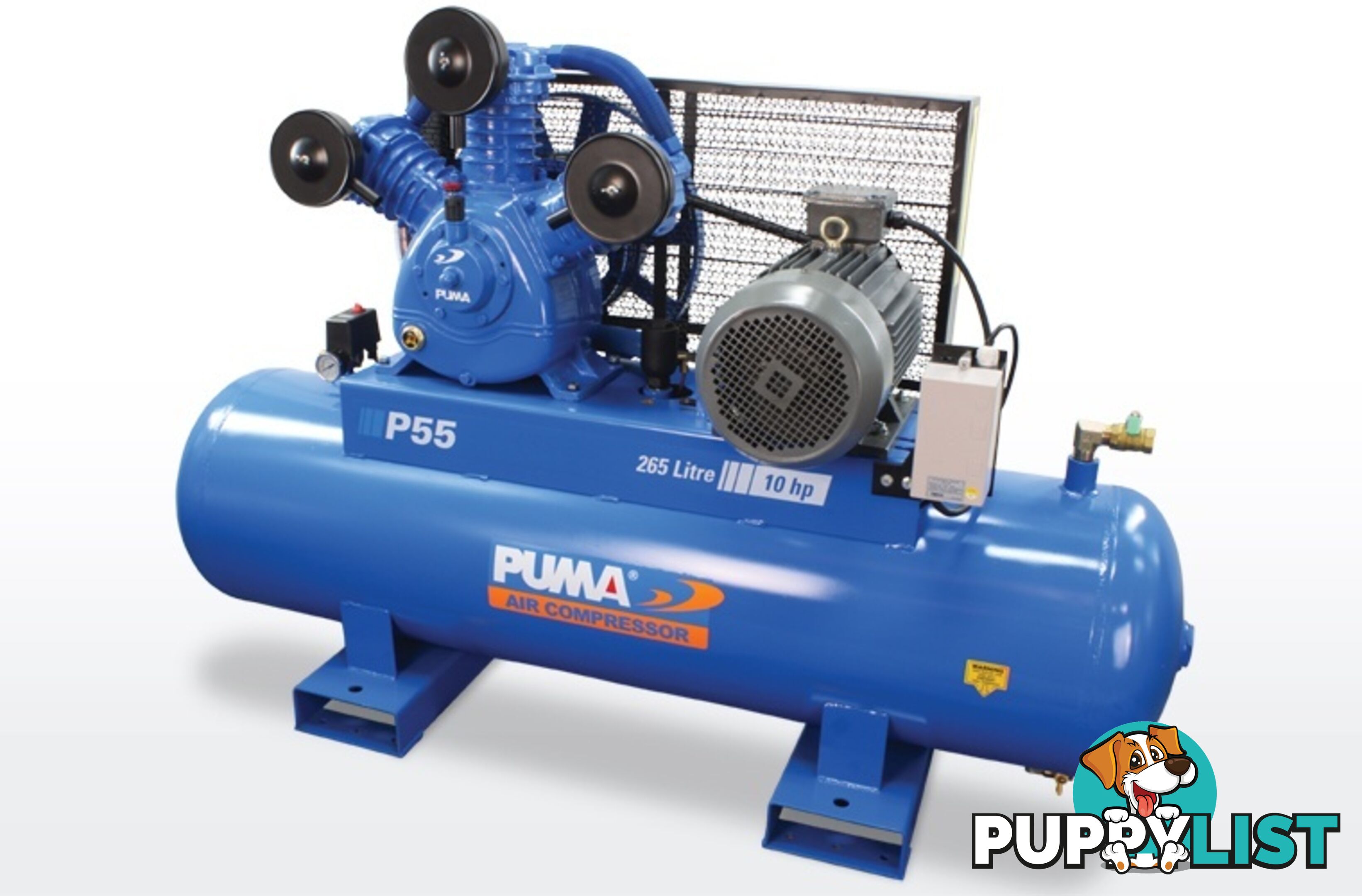 Air Compressor Dependable Performance 265 Litres Puma PU P55 415V