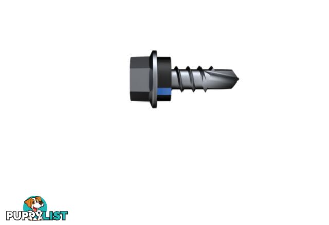 Hex Head Screw With Seal 14gauge B8 Coating Self Driller