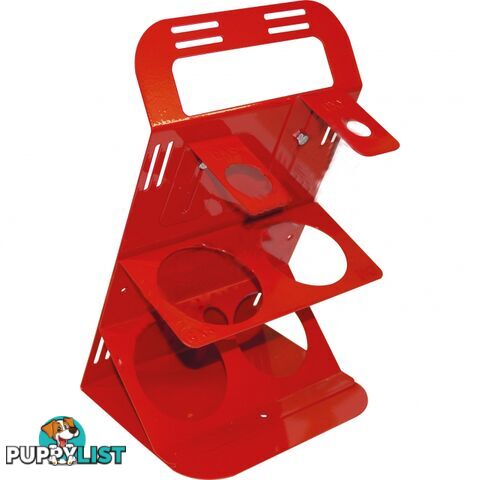 Red Metal Storage Unit For Turbo Set 200