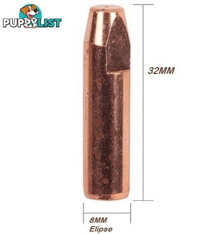 1591 Contact tip Long Elliptical Bernard style 200/300 amp