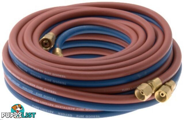 TWIN HOSE OXYGEN / ACETYLENE 15 METRE COIL 5MM ID HA1505-OA GWTWOA15 400176 UFTH15M 94006085