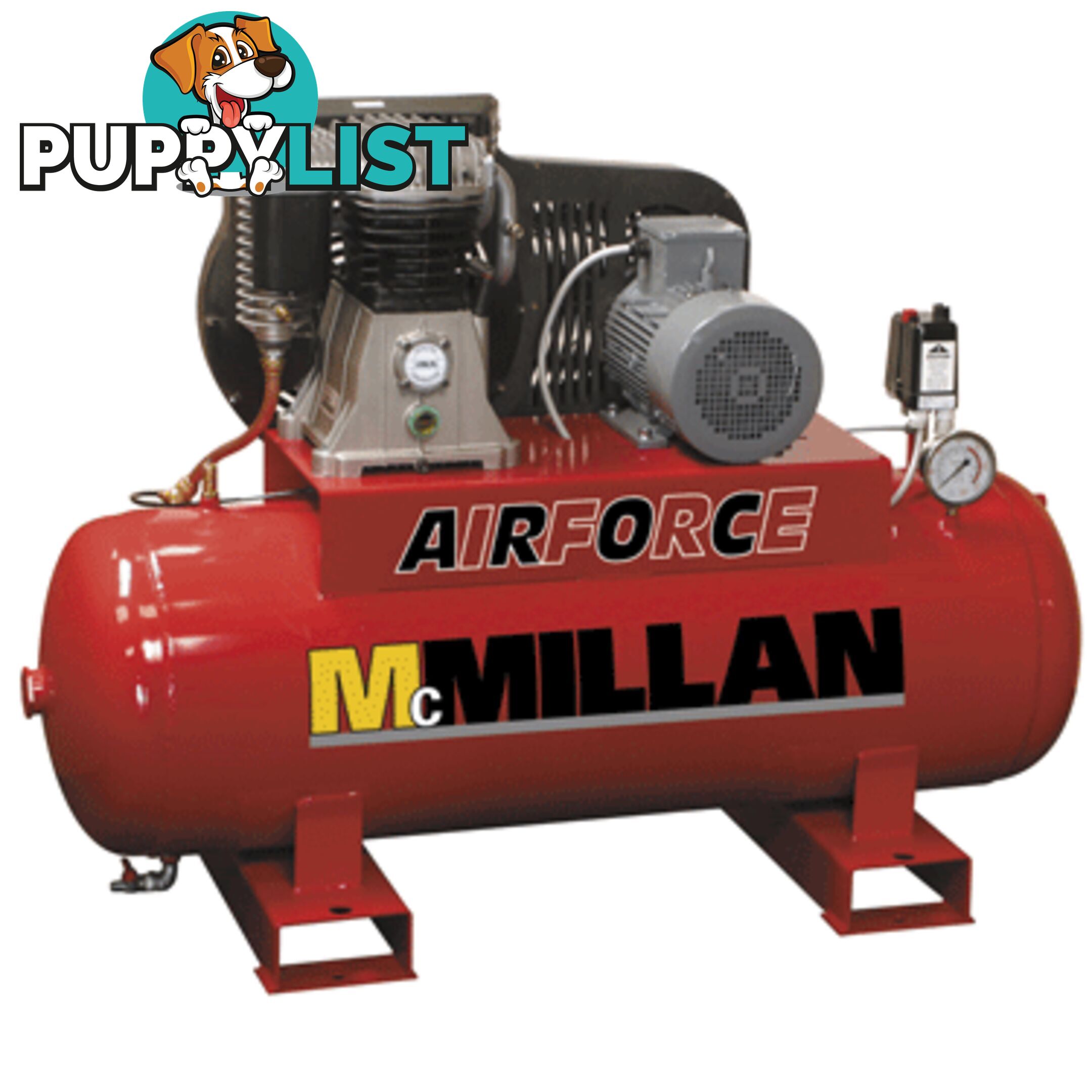 AF60 7.5hp/415volt 150lt tank, High Pressure