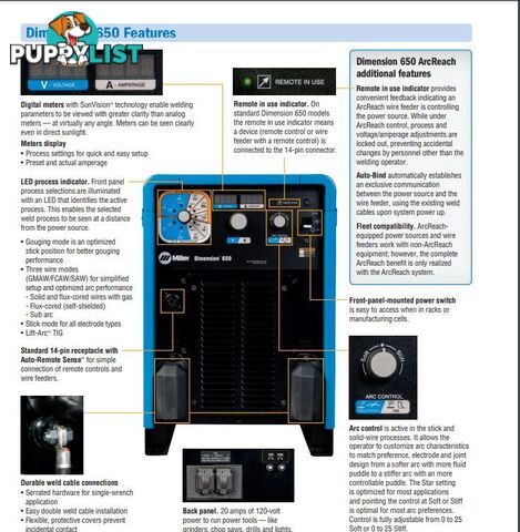 Dimension 650 Multi-Purpose Welder MR907618