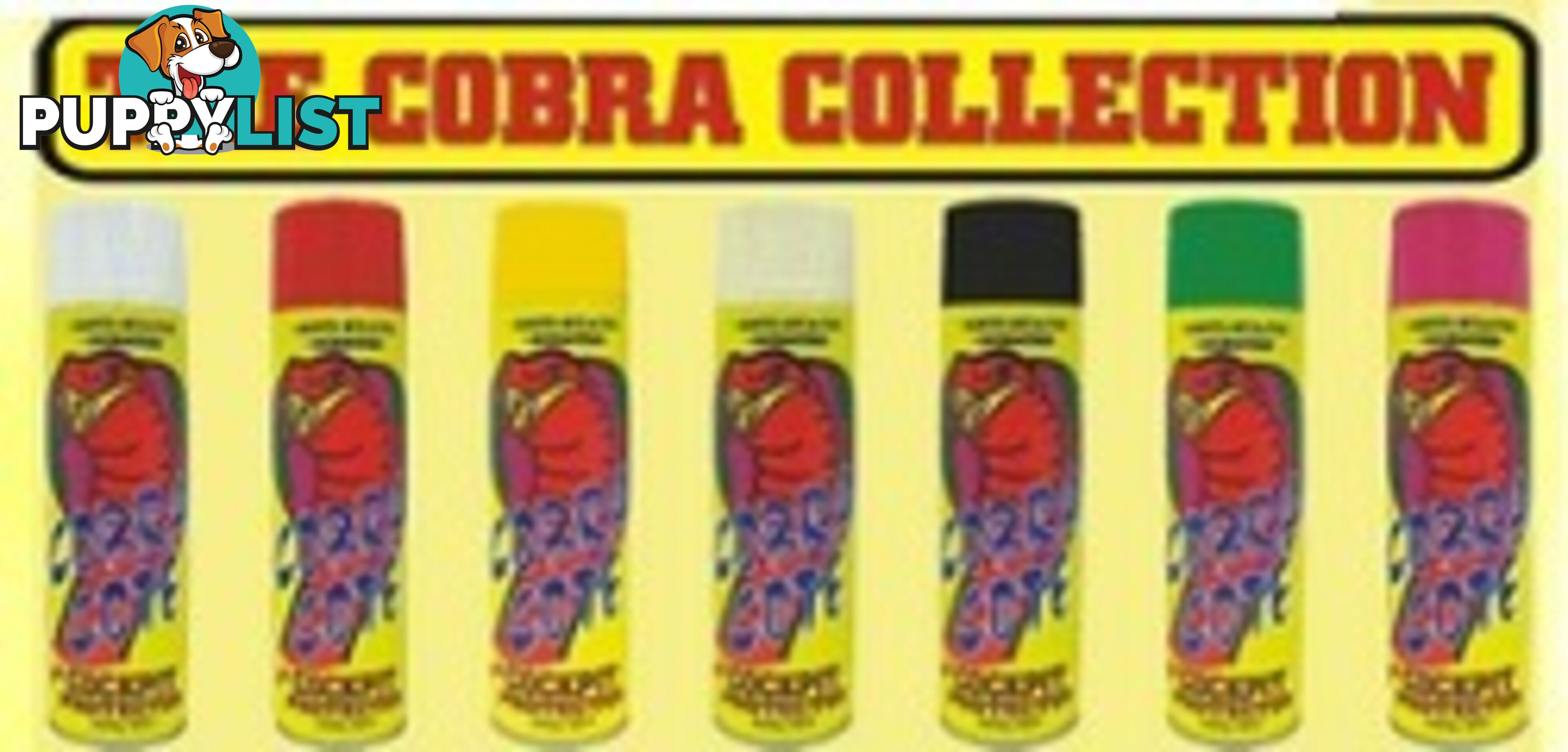 Cobra Cologne 125g Aerosol Black Aqua M607 Box of 12