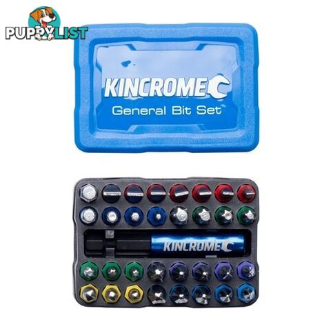 General Bit & Holder Set 33 Piece Kincrome 13649