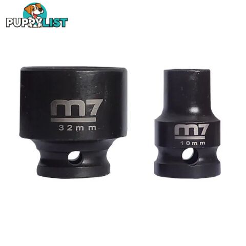 Impact Socket With Hang Tab 1/2" Drive 6 Point 21mm M7 M7-MA411M21