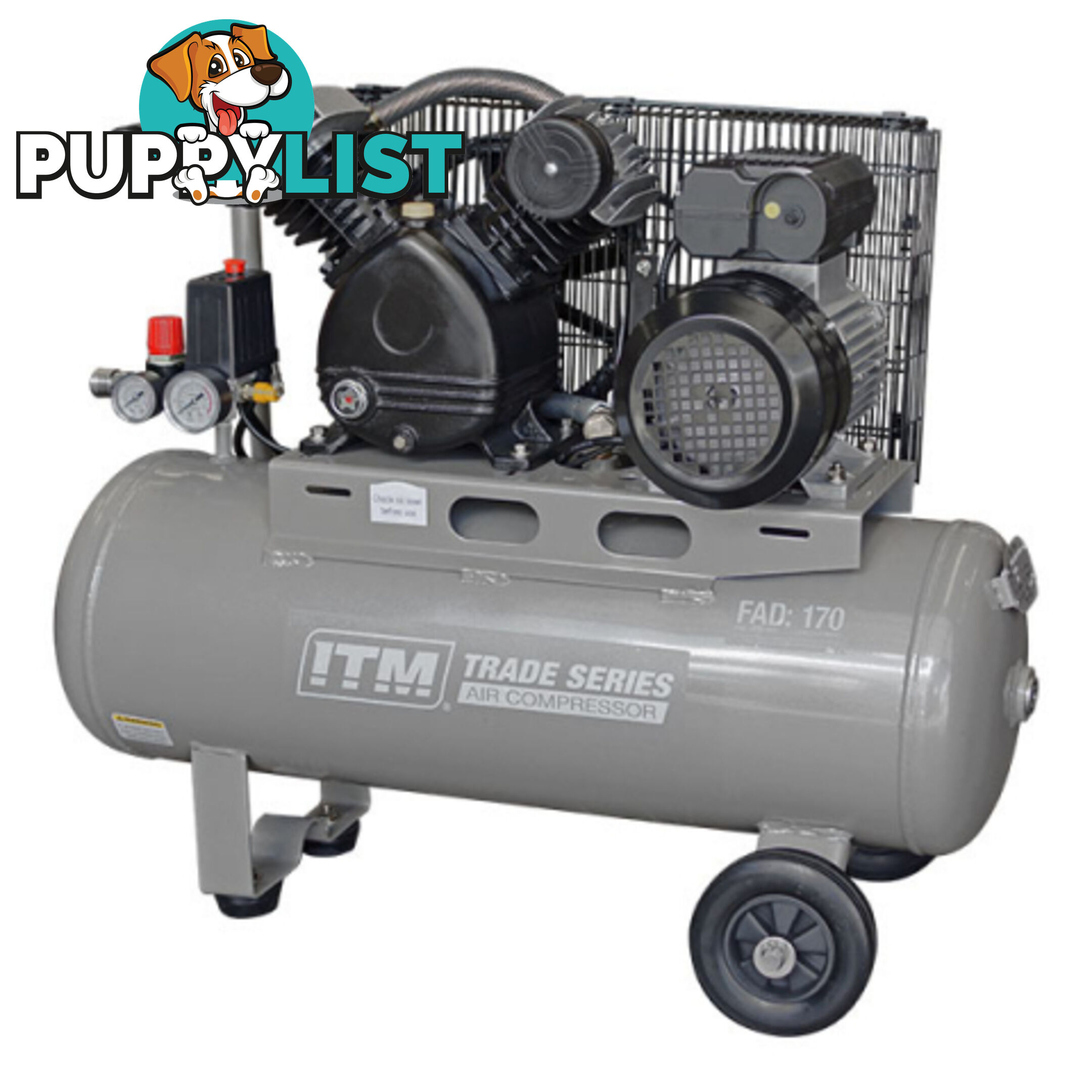 Air Compressor Belt Drive 2.2 HP 50 Litres ITM TM354-22050