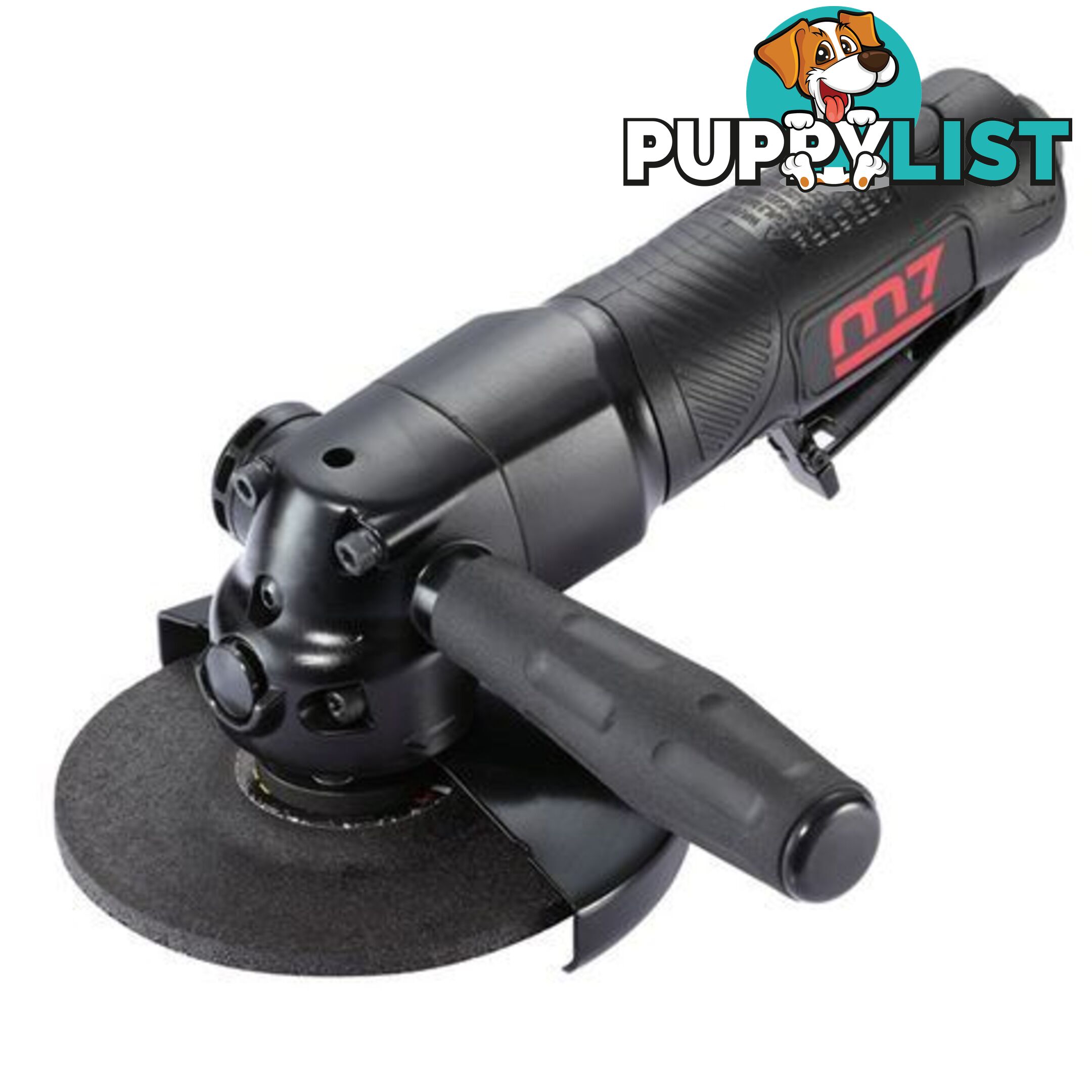 M7 Angle Grinder 125mm Extra Heavy Duty 1.3hp Safety Lever Throttle With Side Handle & Swivel Guard Spindle Size M14X2.0 ITM M7-QB7215M