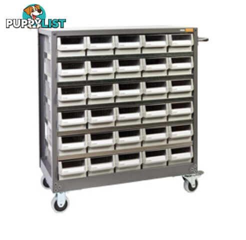 Mobile Steel Parts Cabinet 30 drawer NHD530