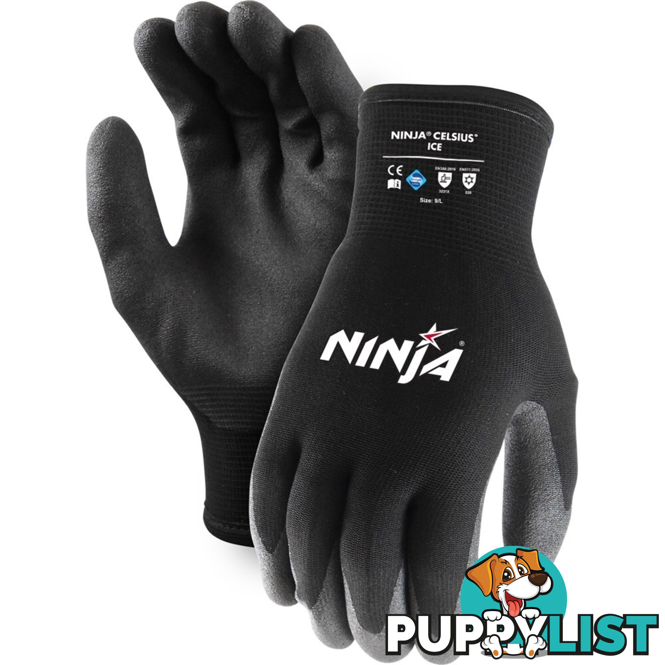 Ninja Celsius Ice Cold Resistant Gloves Large NIICEFRZRBK000L