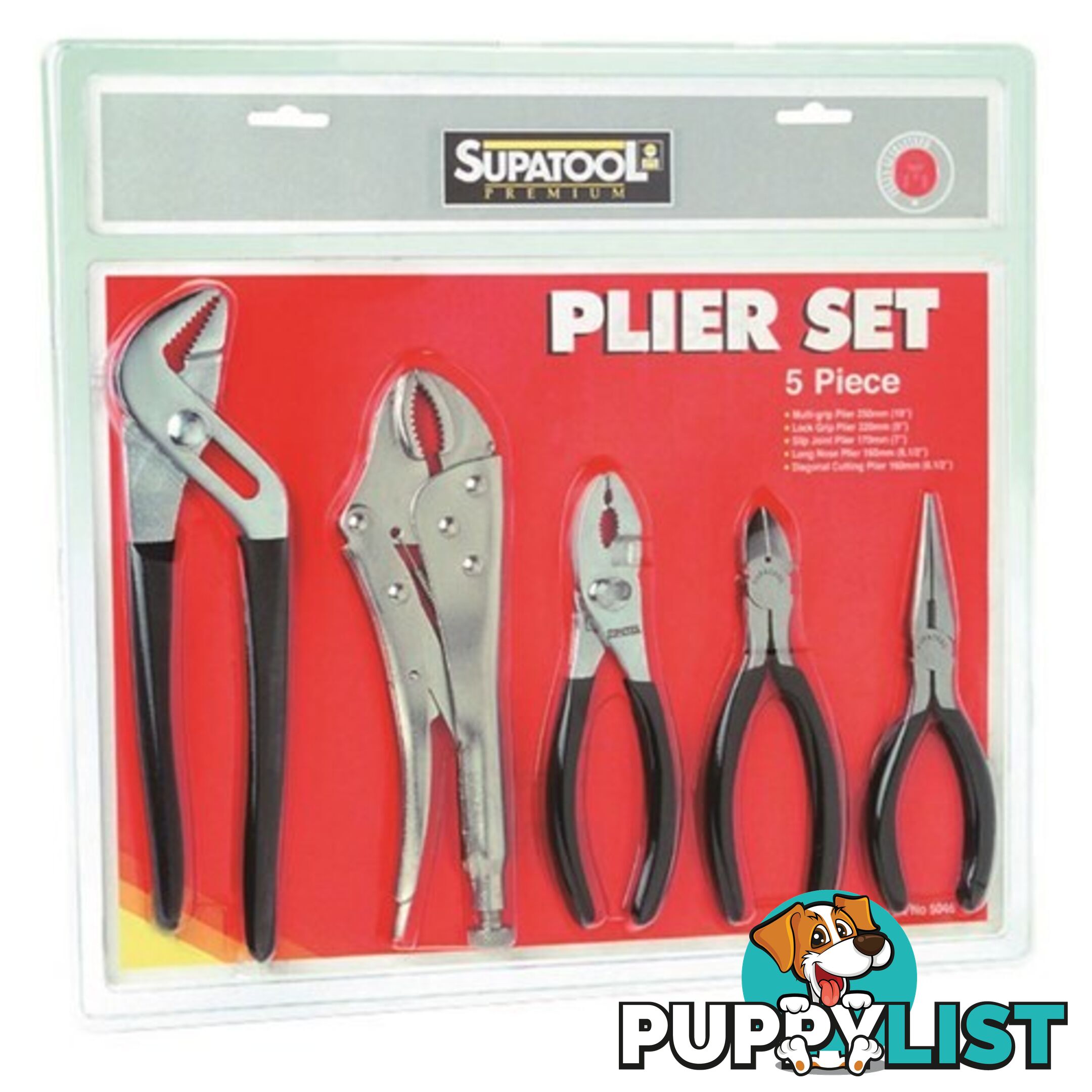 Pliers Set 5 Piece Kincrome 5046