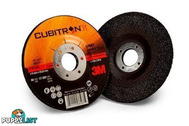 Grinding Wheel Depressed Centre 180 x 7mm Cubitronâ¢II XC991187979 Pack of 5