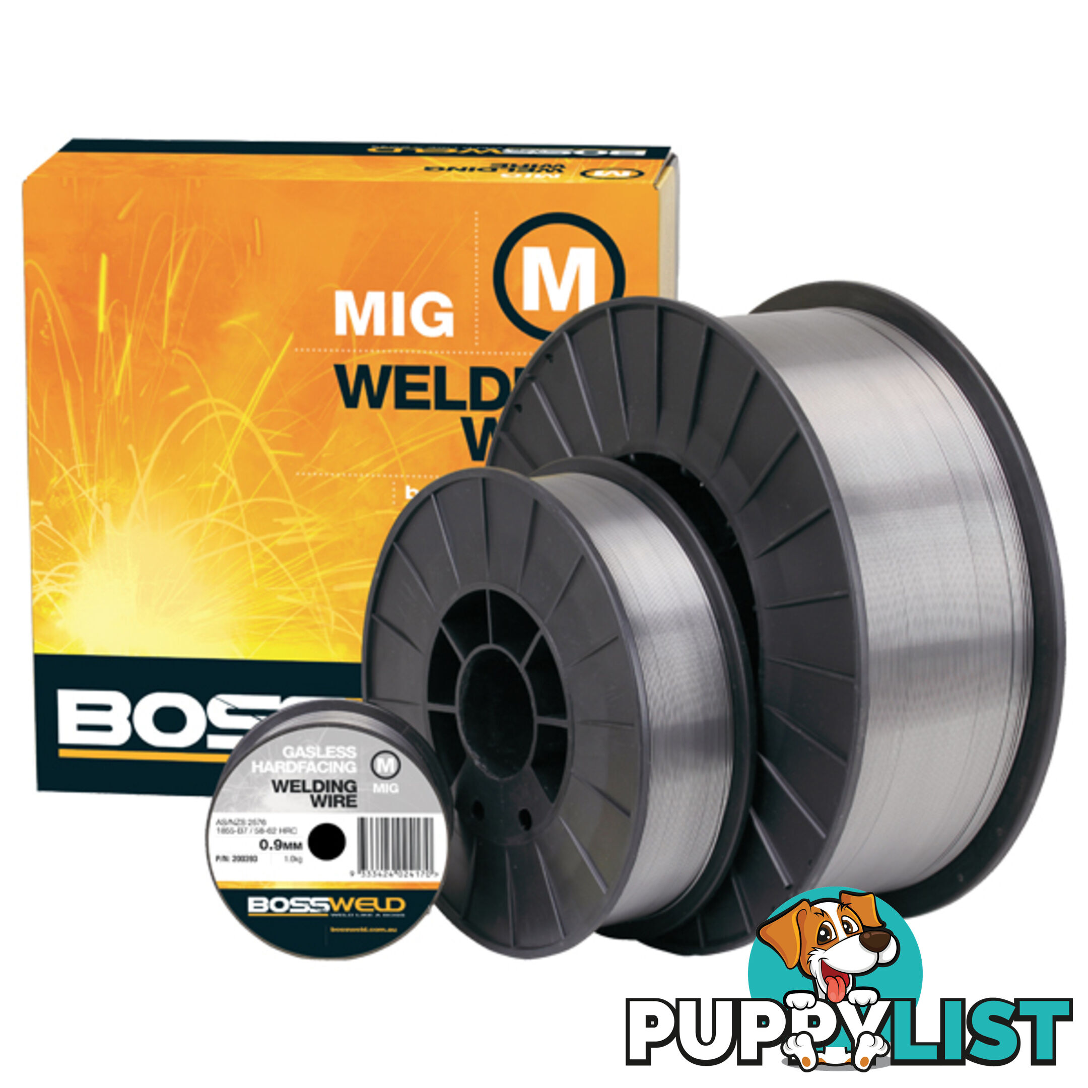 GLX 600 Gasless Hardfacing Mig Wire 0.9mm 1Kg Bossweld 200393